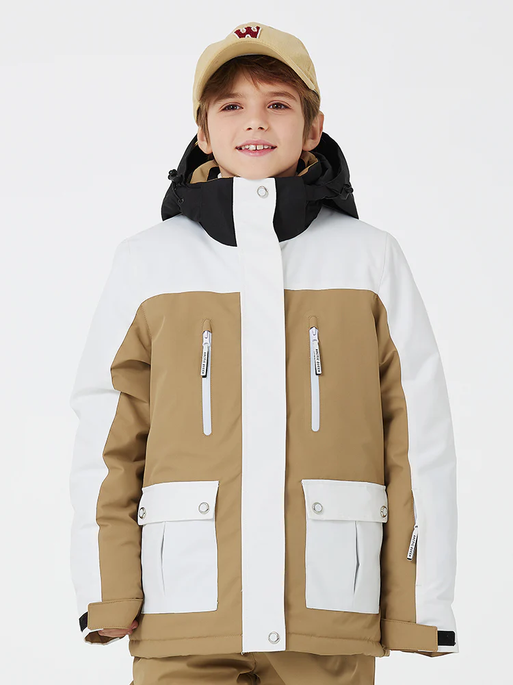 Kid's Unisex Mountain Lover Waterproof Snow Jacket - Image 3