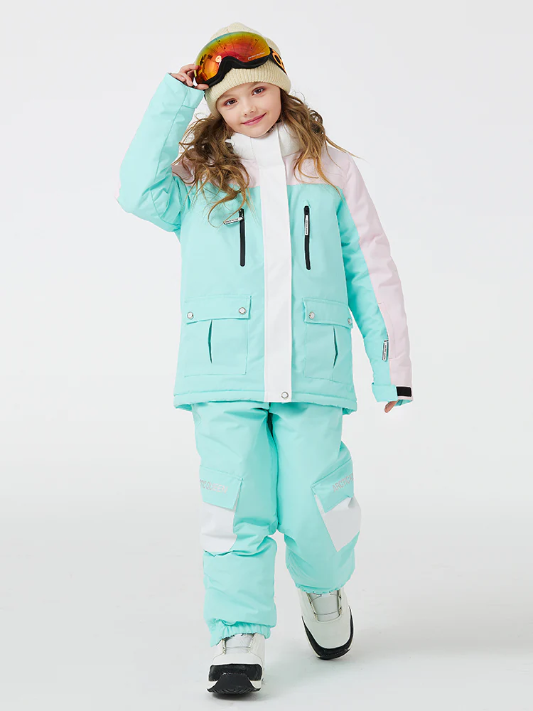 Kid's Unisex Mountain Lover Waterproof Snow Suits - Image 3