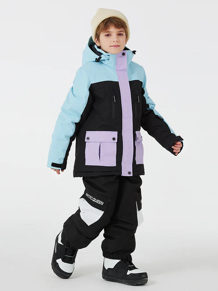 Kid's Unisex Mountain Lover Waterproof Snow Suits - Image 5