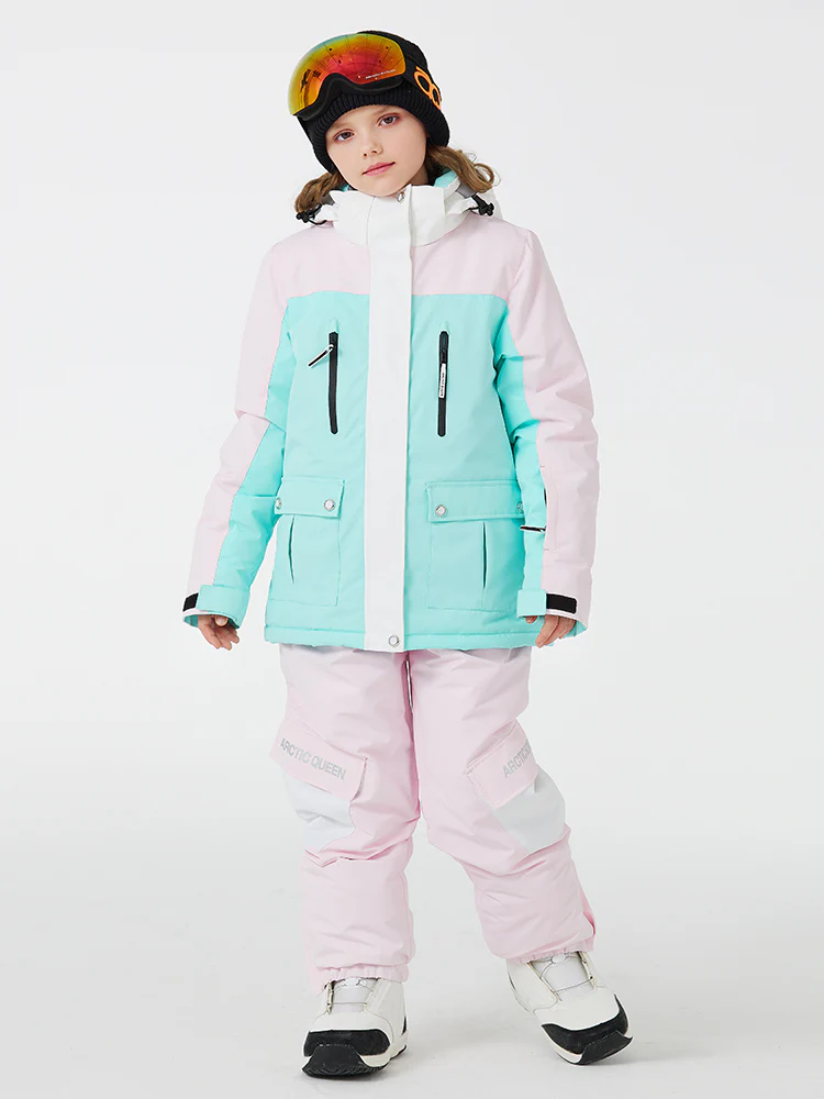 Kid's Unisex Mountain Lover Waterproof Snow Suits - Image 7
