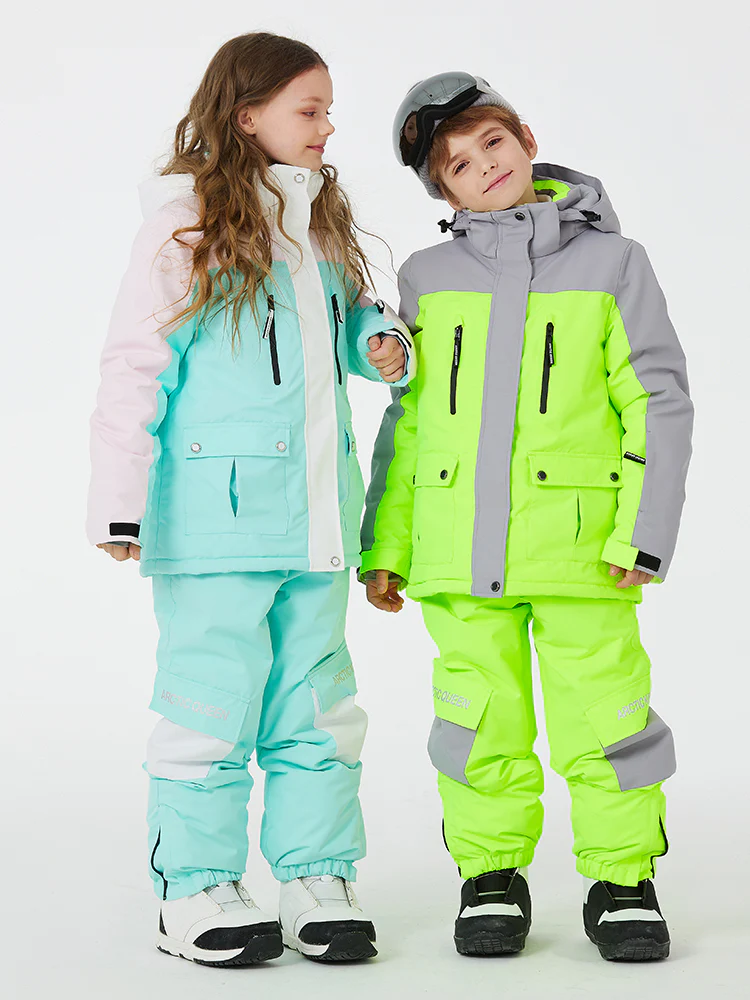 Kid's Unisex Mountain Lover Waterproof Snow Suits - Image 8