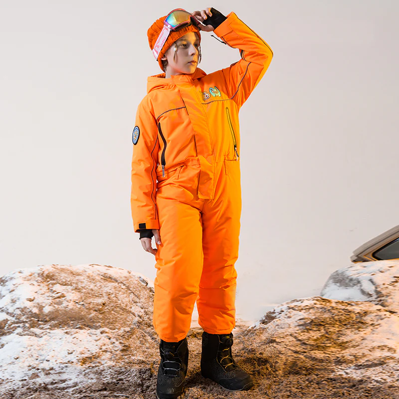 LD Ski Boys New Style Fashion Ski Suits Winter One Piece Jumpsuit Snowsuits - Image 3