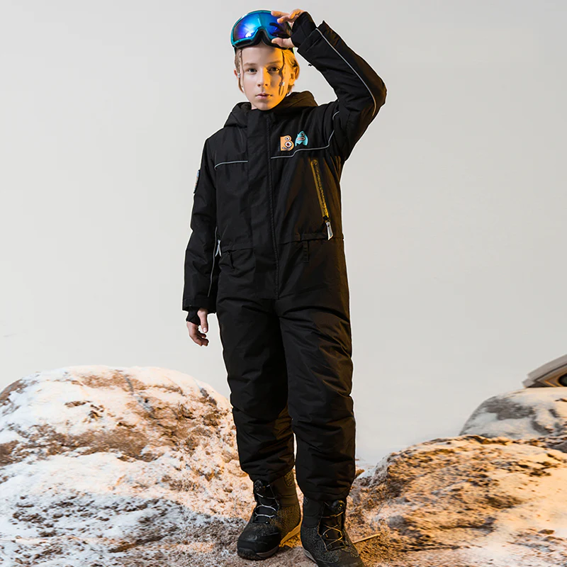 LD Ski Boys New Style Fashion Ski Suits Winter One Piece Jumpsuit Snowsuits - Image 6