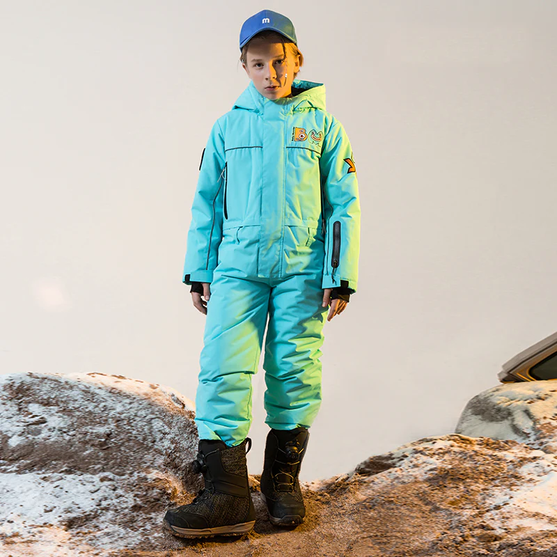 LD Ski Girls New Style Fashion Winter One Piece Jumpsuit Snowsuits - Image 3