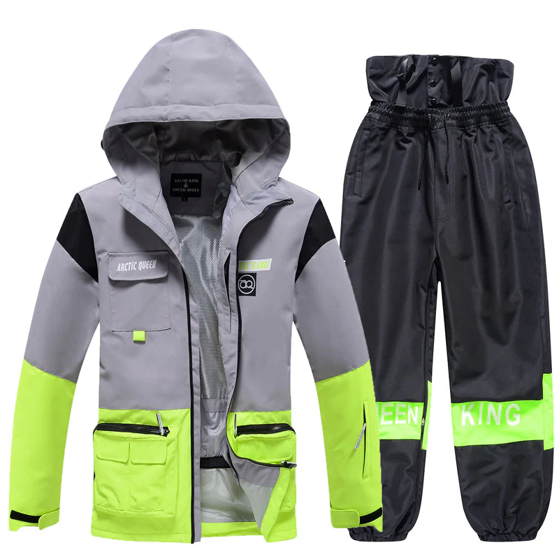 Men's Arctic King Winter Sport Freestyle Snow Jacket & Pants Sets - Image 2