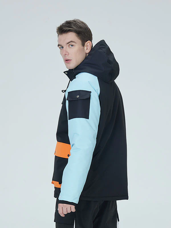Men's Arctic Queen Divided Sky Colorblock Snow Jacket - Image 10