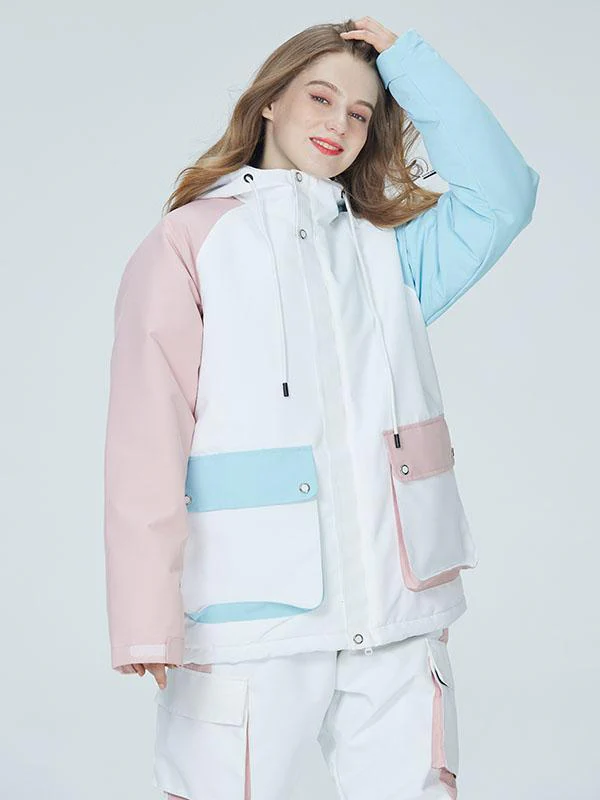 Men's Arctic Queen Divided Sky Colorblock Snow Jacket - Image 11