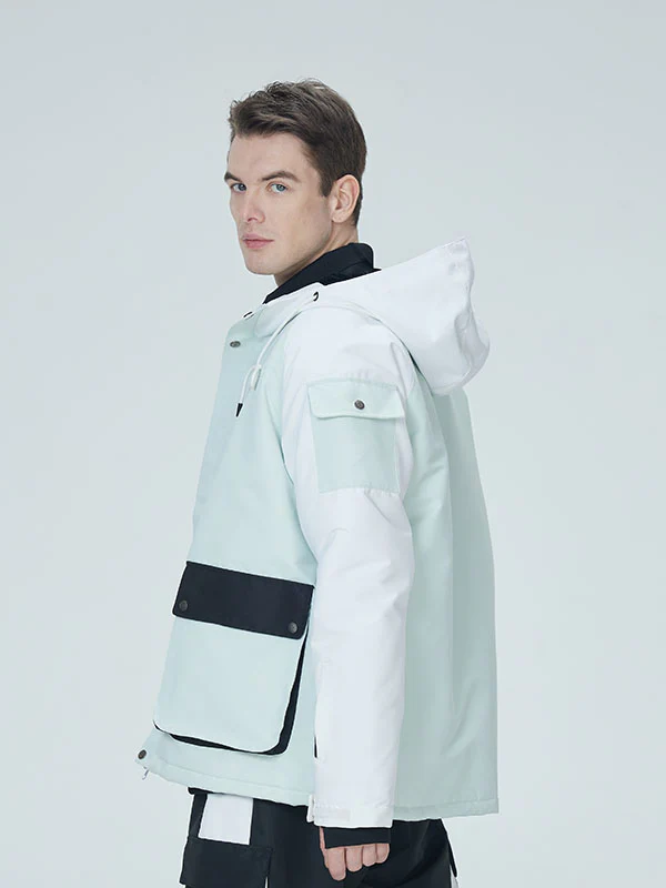 Men's Arctic Queen Divided Sky Colorblock Snow Jacket - Image 4