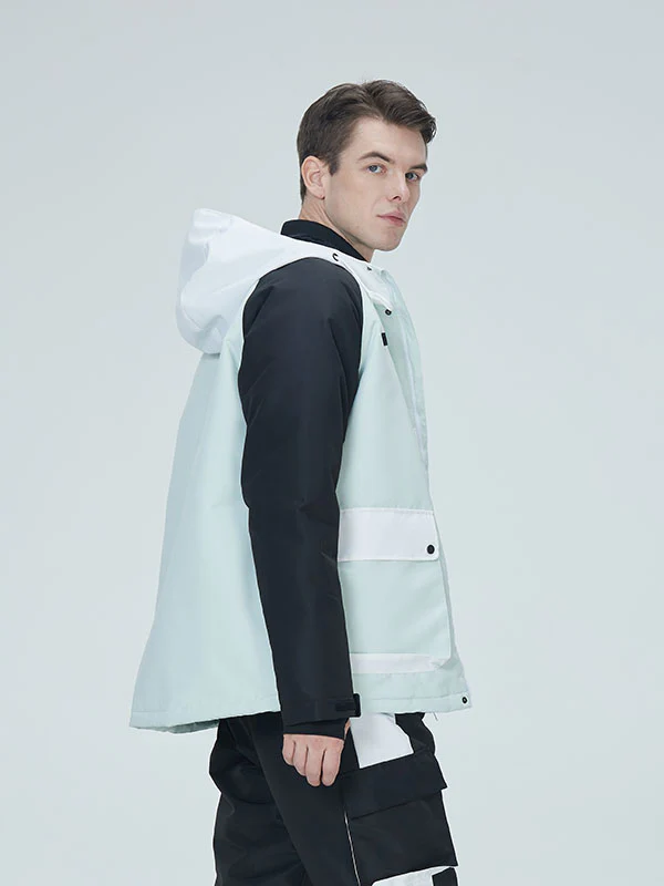 Men's Arctic Queen Divided Sky Colorblock Snow Jacket - Image 5