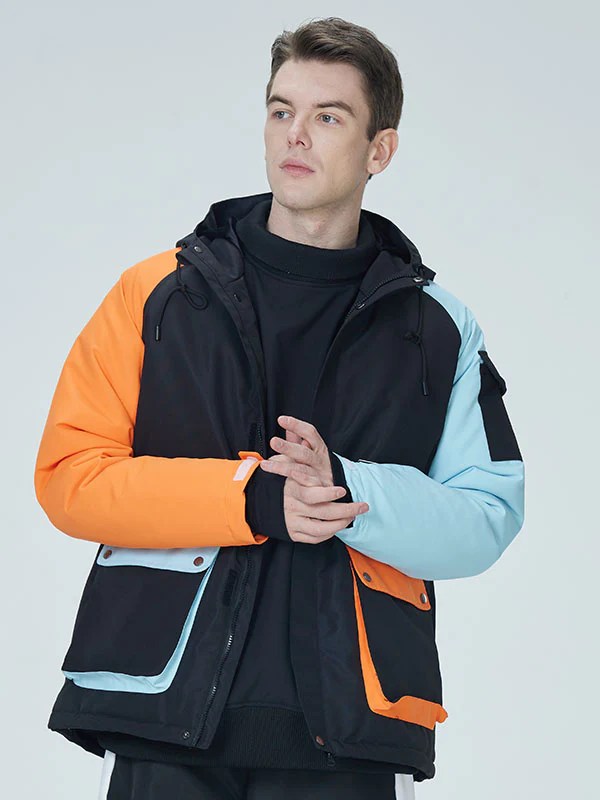 Men's Arctic Queen Divided Sky Colorblock Snow Jacket - Image 6