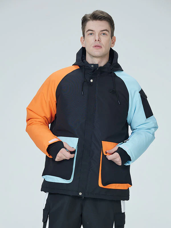 Men's Arctic Queen Divided Sky Colorblock Snow Jacket - Image 7