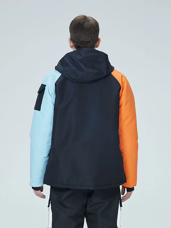 Men's Arctic Queen Divided Sky Colorblock Snow Jacket - Image 8
