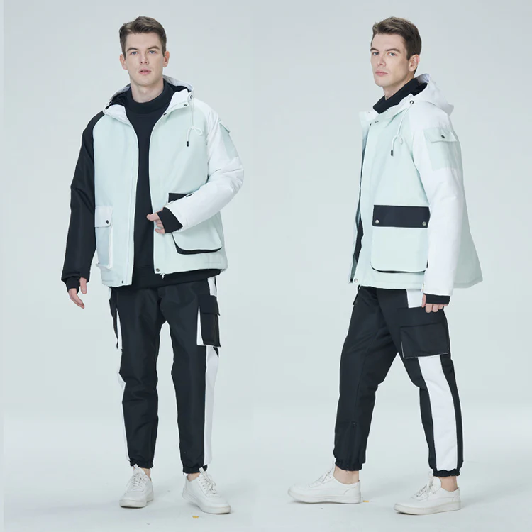 Men's Arctic Queen Divided Sky Colorblock Snow Suits - Image 6