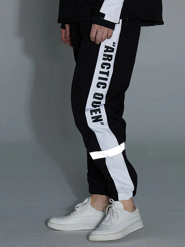 Men's Arctic Queen Reflective Tape Waterproof Snowboard Pants - Image 2