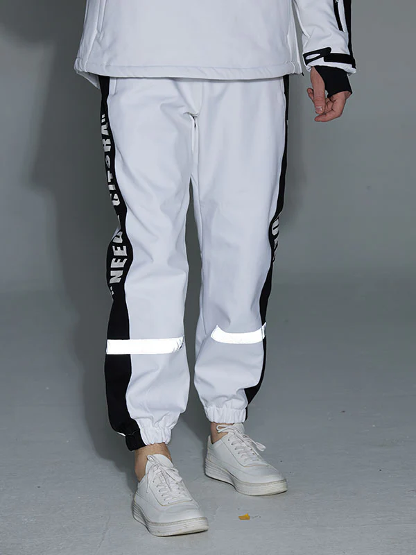 Men's Arctic Queen Reflective Tape Waterproof Snowboard Pants - Image 6