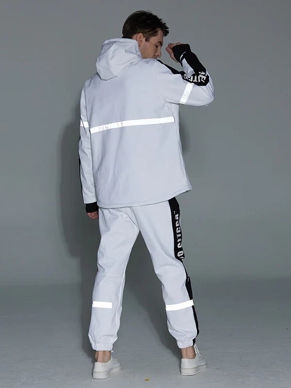 Men's Arctic Queen Winter Guide Stripe Reflective Snow Suits - Image 5