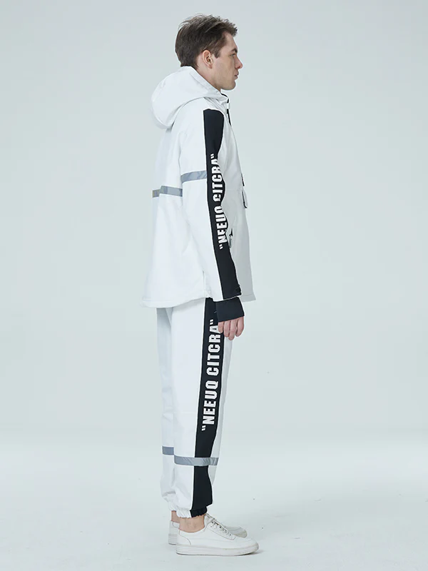 Men's Arctic Queen Winter Guide Stripe Reflective Snow Suits - Image 7