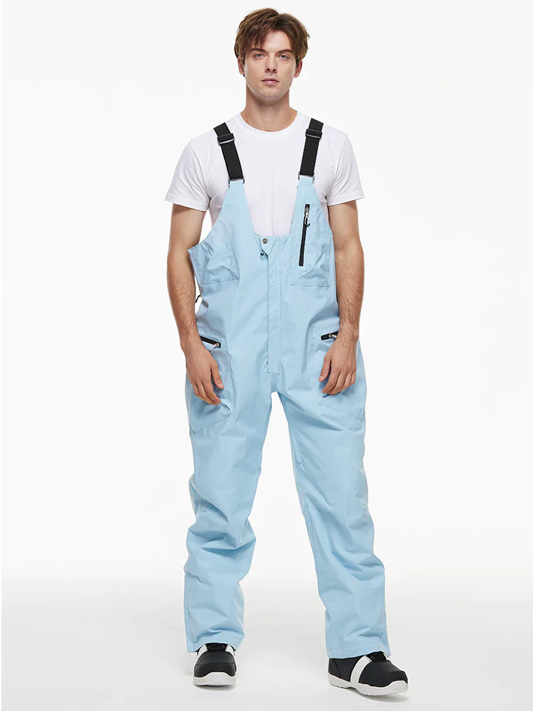 Men's Backcountry Mountain Chill Waterproof Cargo Snow Bib Overalls - Image 10