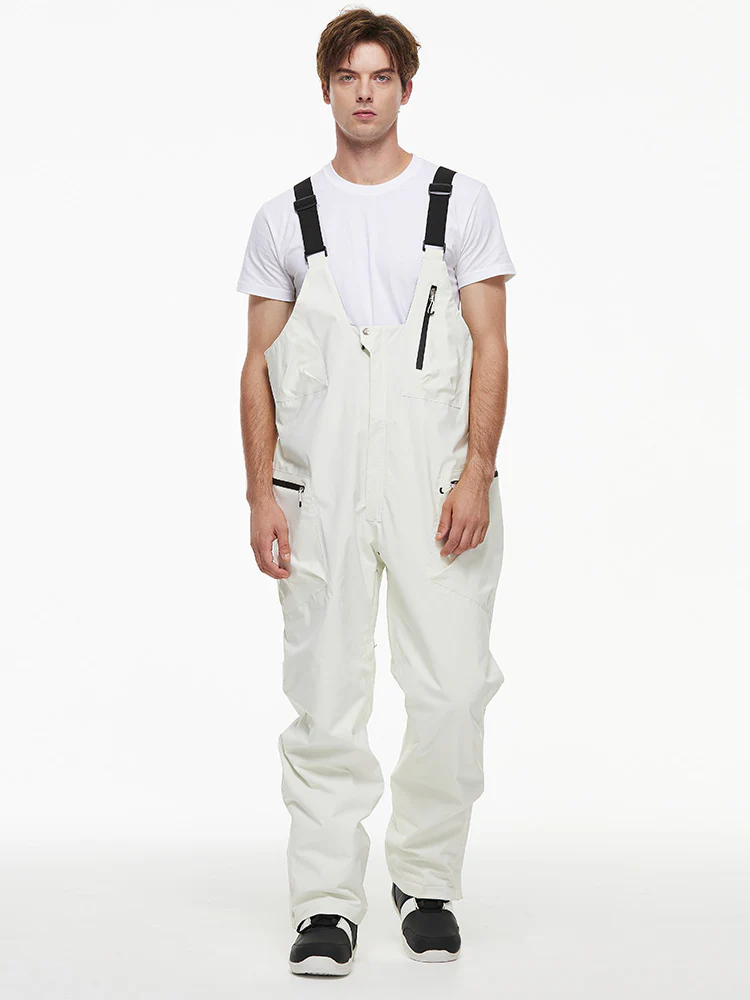 Men's Backcountry Mountain Chill Waterproof Cargo Snow Bib Overalls - Image 7