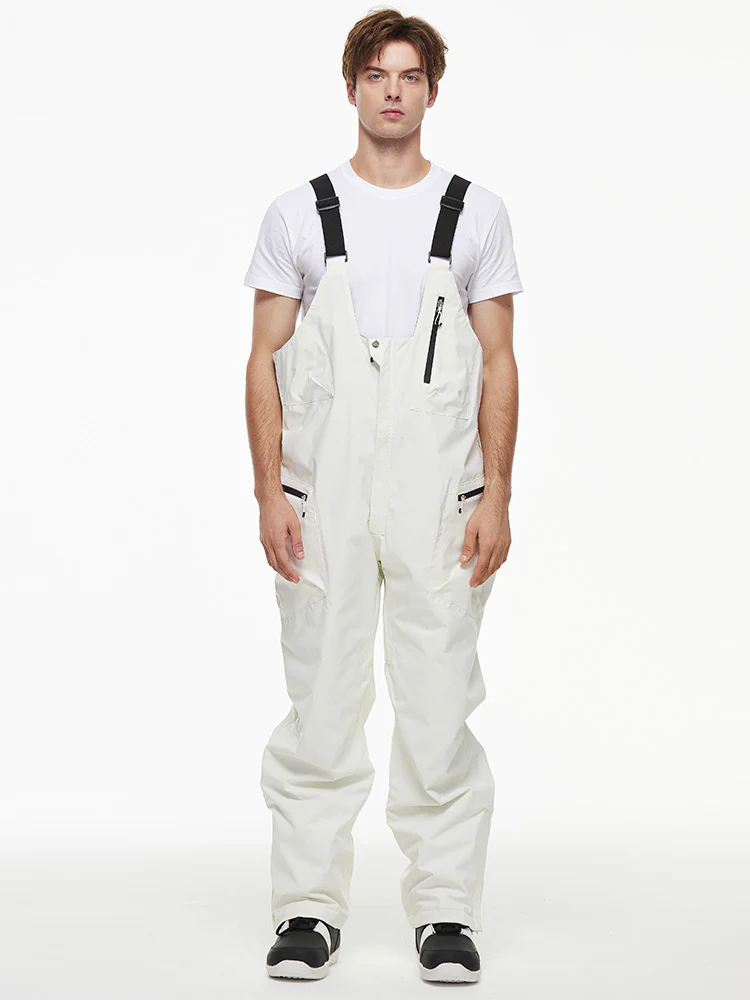 Men's Backcountry Mountain Chill Waterproof Cargo Snow Bib Overalls - Image 8