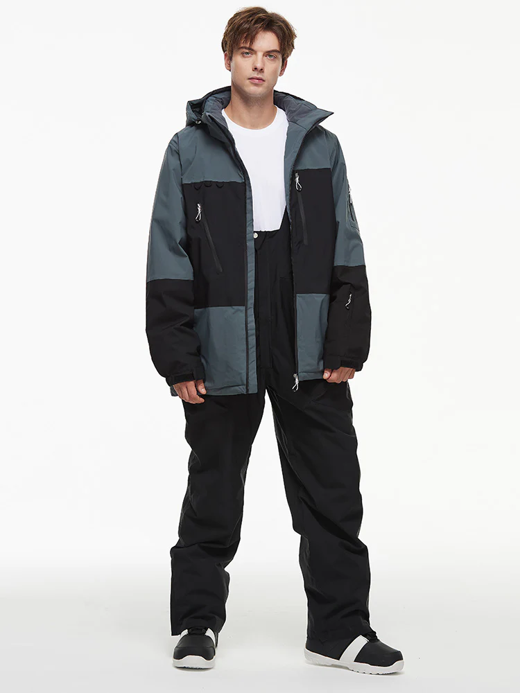 Men's Backcountry Mountain Explorer Thermal Snow Jacket & Overalls Bibs - Image 10