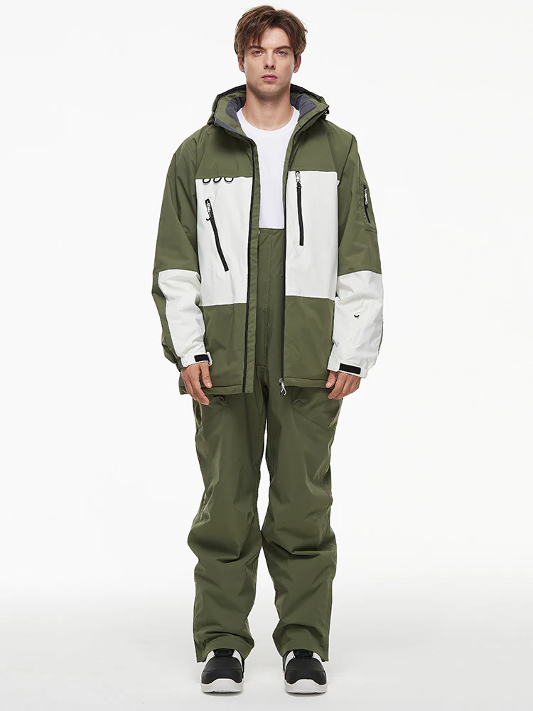 Men's Backcountry Mountain Explorer Thermal Snow Jacket & Overalls Bibs - Image 3