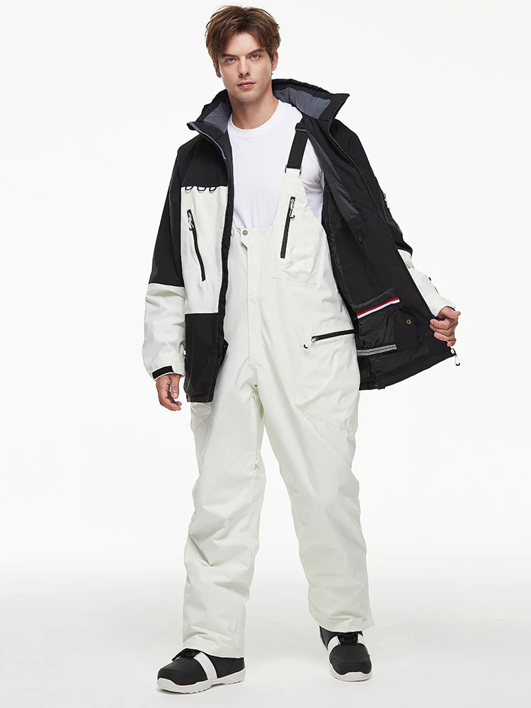 Men's Backcountry Mountain Explorer Thermal Snow Jacket & Overalls Bibs - Image 4