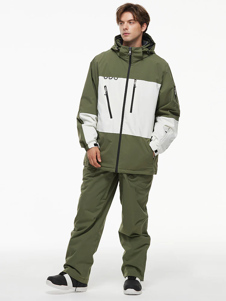 Men's Backcountry Mountain Explorer Thermal Snow Jacket & Overalls Bibs - Image 5