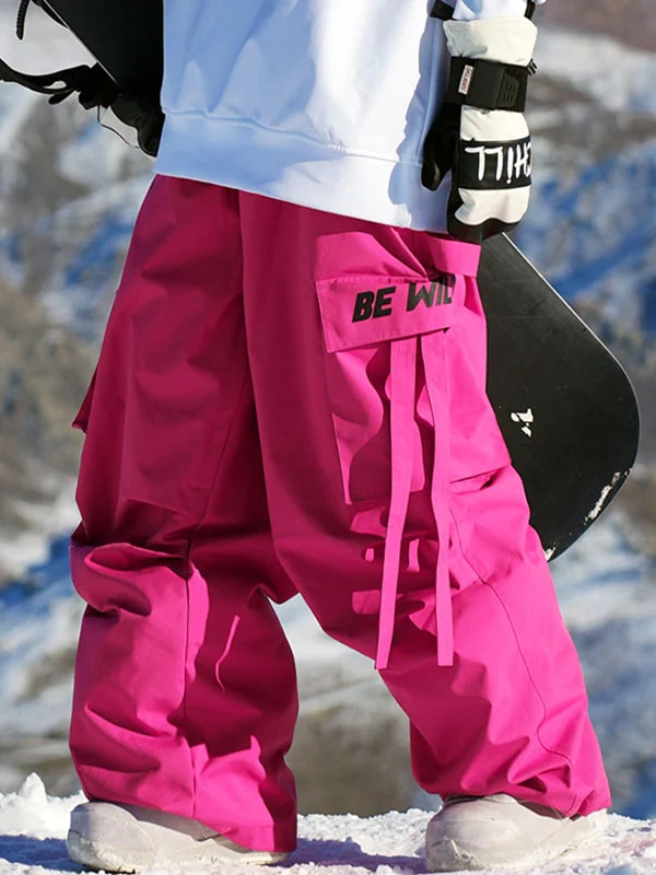 Men's Born To Be Wild Mountain Chill Baggy Snow Pants - Image 4