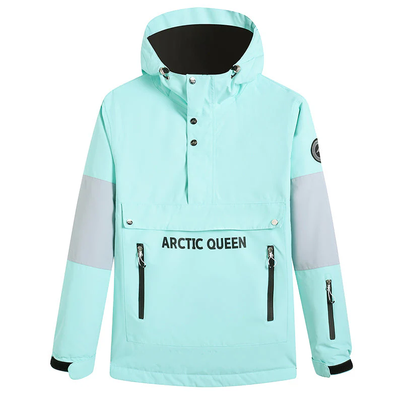 Men's Mountain Challenger Half-Zip Anorak Snow Jacket - Image 10