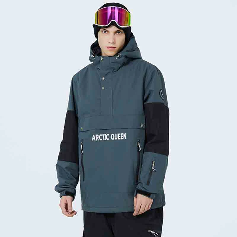 Men's Mountain Challenger Half-Zip Anorak Snow Jacket - Image 5