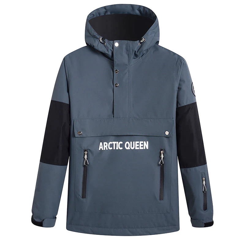 Men's Mountain Challenger Half-Zip Anorak Snow Jacket - Image 6