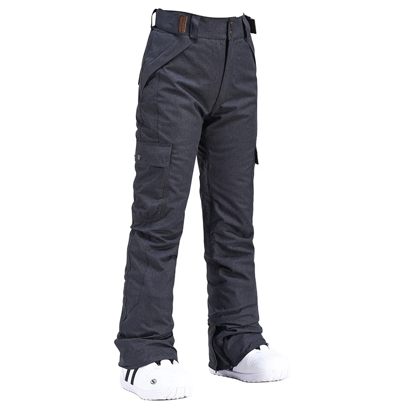 Men's Snow Copper Insulated Waterproof Winter Snowboard Ski Bib Pants - Image 6