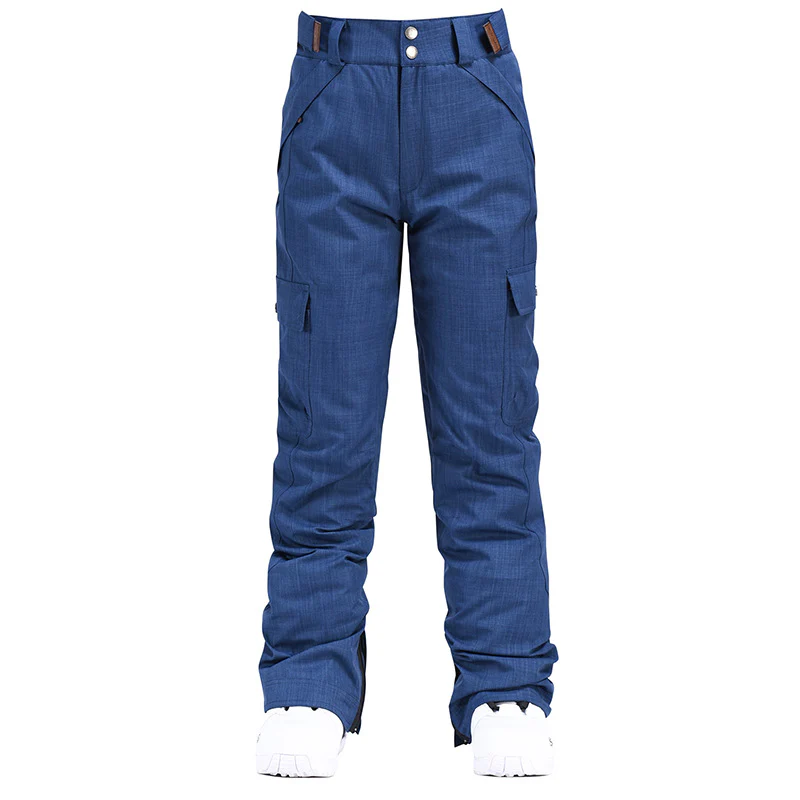 Men's Snow Copper Insulated Waterproof Winter Snowboard Ski Bib Pants - Image 9