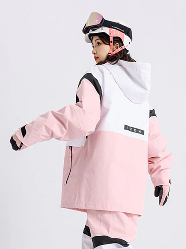 Men's Cosone Powdreamer Colorblock Anorak Snow Jacket - Image 12