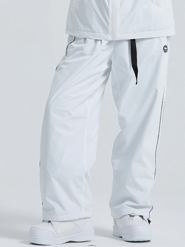 Men's Dook Snow Stripe Elastic Snowboard Pants - Image 12