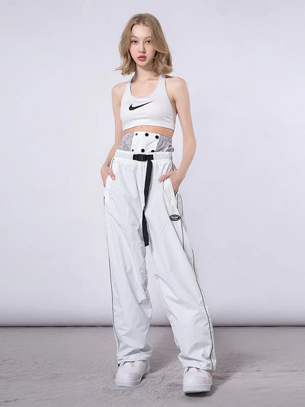 Men's Dook Snow Stripe Elastic Snowboard Pants - Image 13
