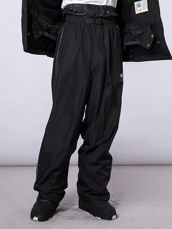 Men's Dook Snow Stripe Elastic Snowboard Pants - Image 3