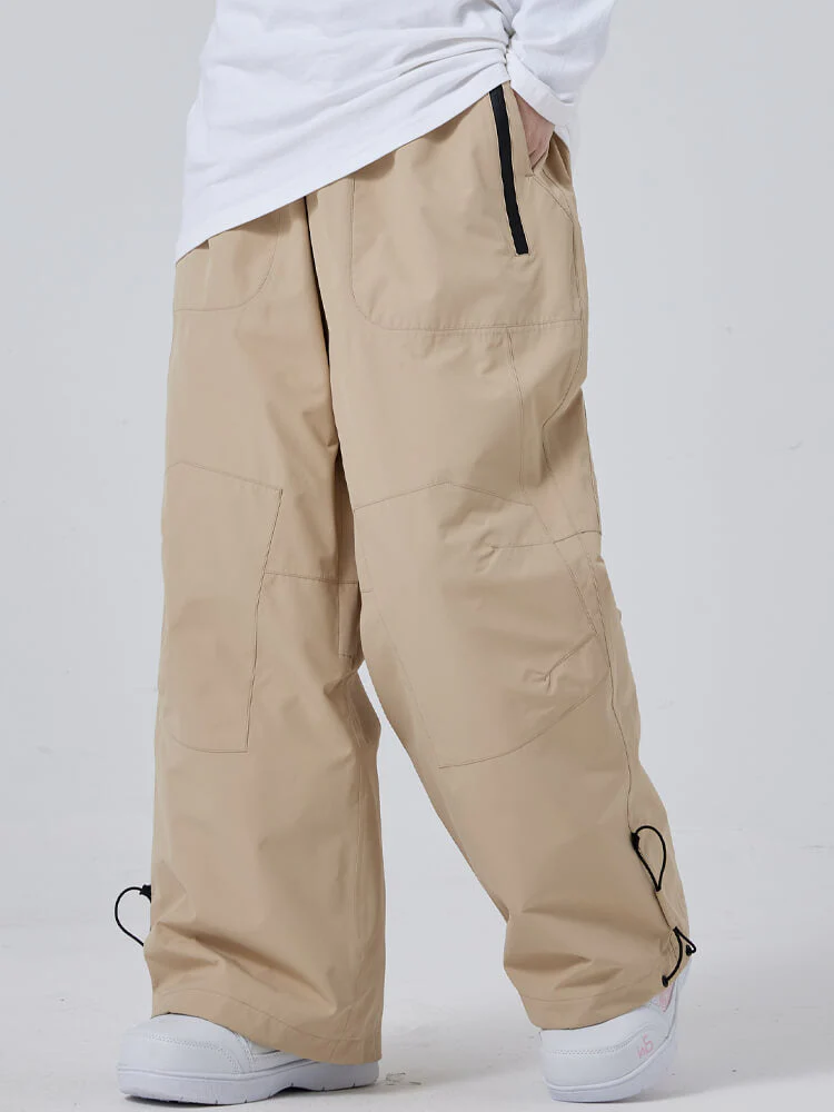 Men's Dook Snow Super Baggy Cargo Snowboard Pants - Image 6