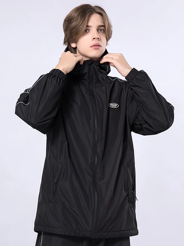 Men's Dook Snow Track Stripe Snowboard Jacket - Image 3
