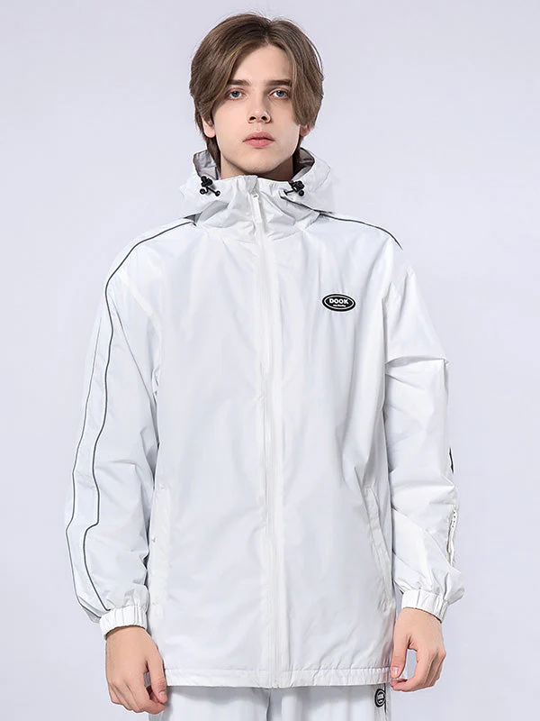Men's Dook Snow Track Stripe Snowboard Jacket - Image 5
