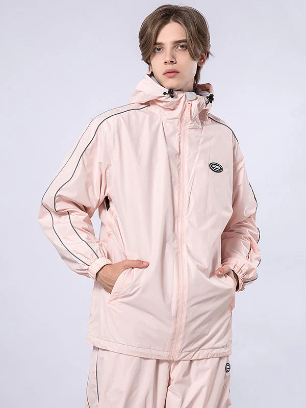 Men's Dook Snow Track Stripe Snowboard Jacket - Image 9