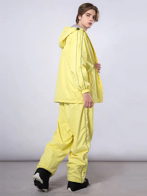 Men's Dook Snow Track Stripe Snowboard Jacket & Pants Snowsuit - Image 15