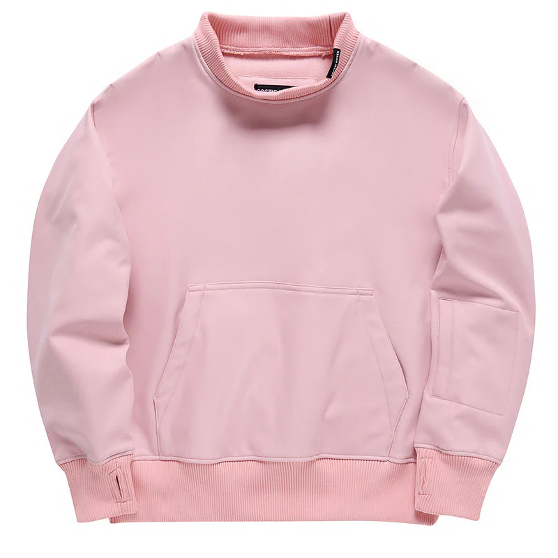 Men's Freestyle Round Neck Sweater Kangaroo Pocket Fleece Pullover - Image 5
