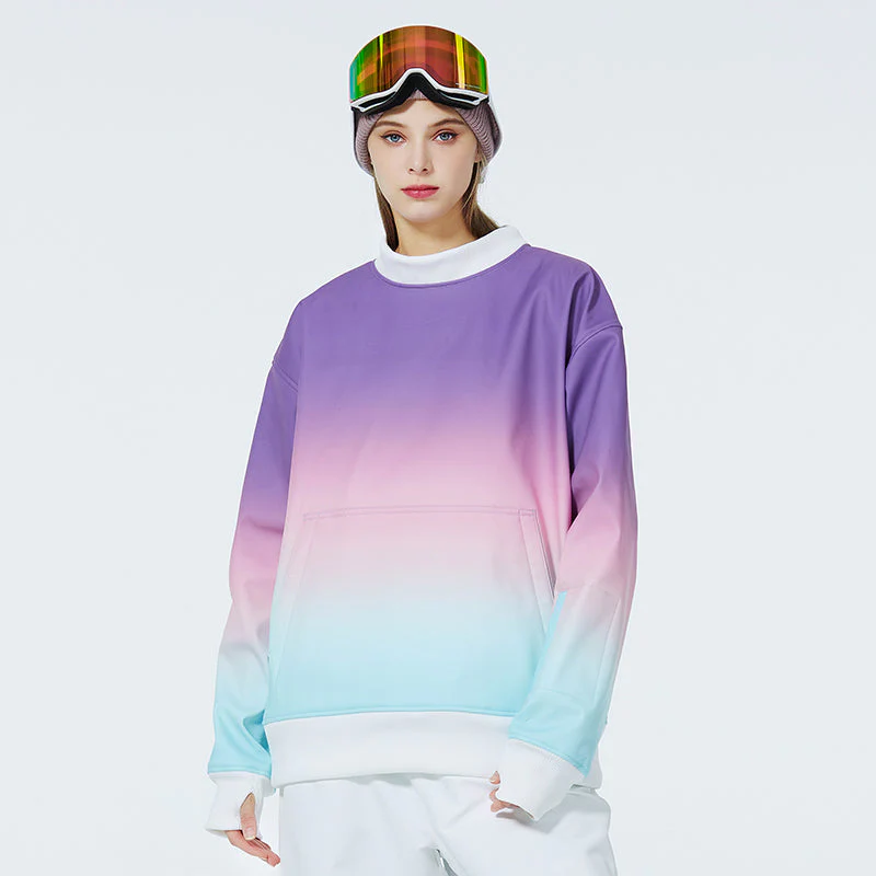 Men's Freestyle Round Neck Sweater Kangaroo Pocket Fleece Pullover - Image 6
