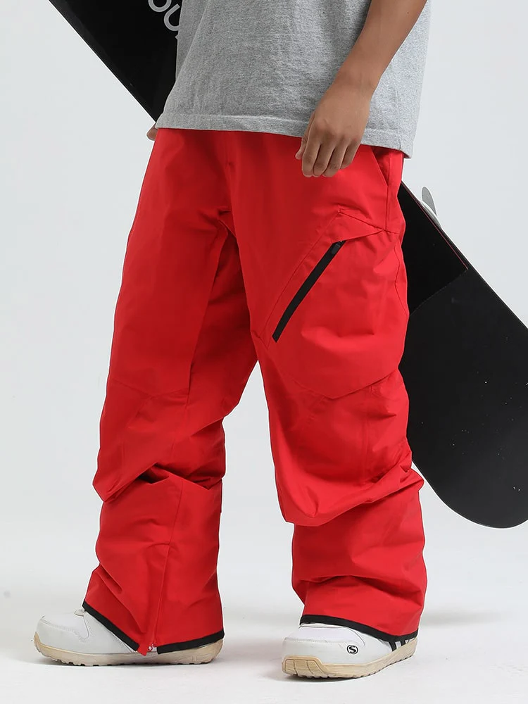 Men's Gsou Snow All-Terrain Peak Performance Freestyle Cargo Snow Pants - Image 6