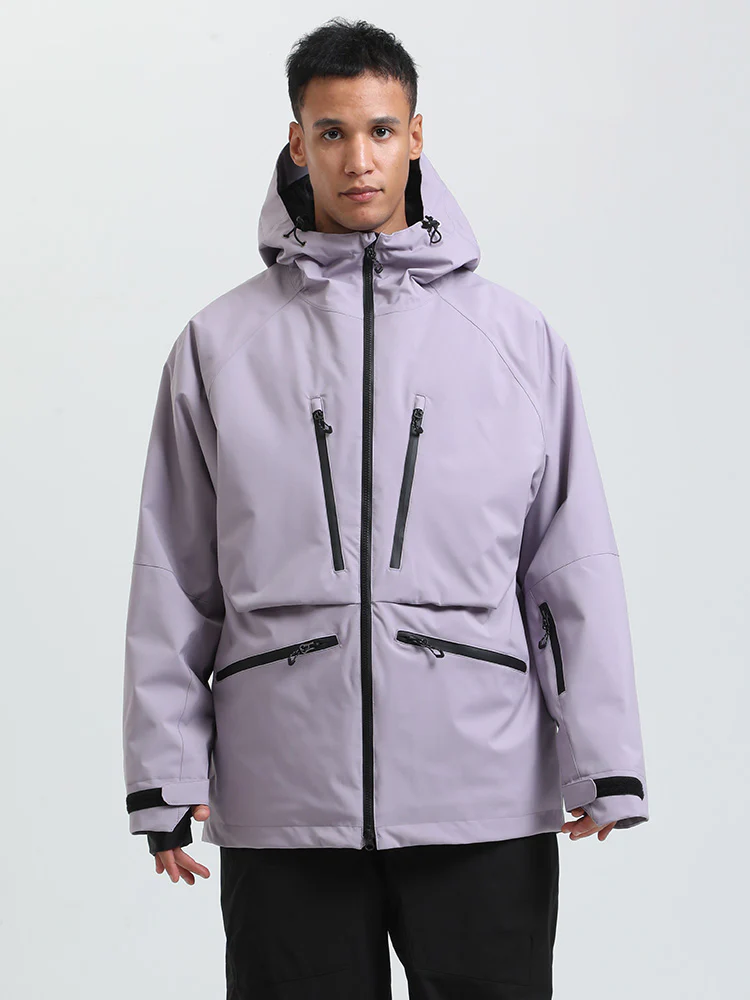 Men's Gsou Snow Durable Mountain Pro All Function Cargo Snow Jacket - Image 10