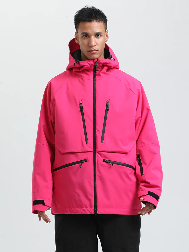 Men's Gsou Snow Durable Mountain Pro All Function Cargo Snow Jacket - Image 11