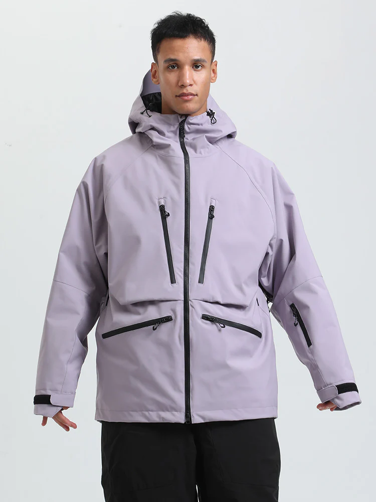 Men's Gsou Snow Durable Mountain Pro All Function Cargo Snow Jacket - Image 12