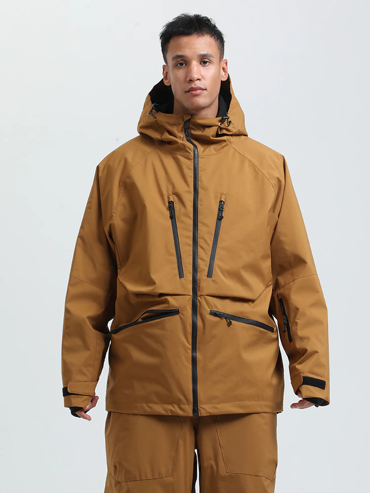 Men's Gsou Snow Durable Mountain Pro All Function Cargo Snow Jacket - Image 13